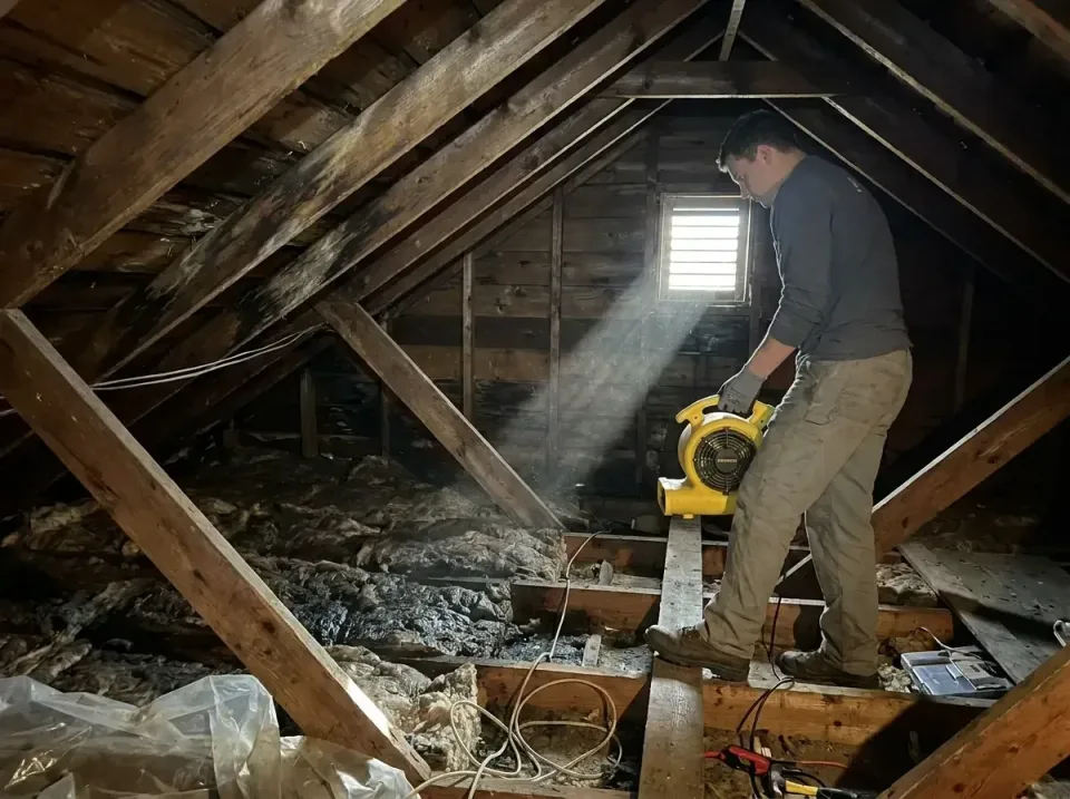 attic-water-damage-drying-proc-007 — frequently asked questions, Emergency Water Extraction & 24/7 Flood Response in Troy Hi…